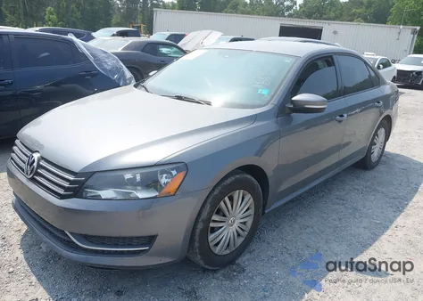 2014 Volkswagen Passat S из США, поврежденный, VIN 1VWAS7A32EC070490